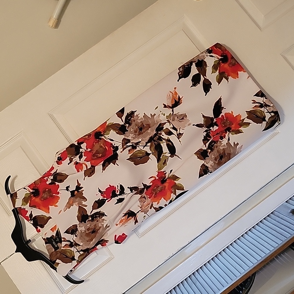 ALYX Floral Print Knee Length Dress